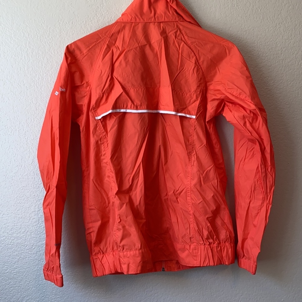 Columbia Windbreaker Jacket Orange Size Small - Picture 9 of 11